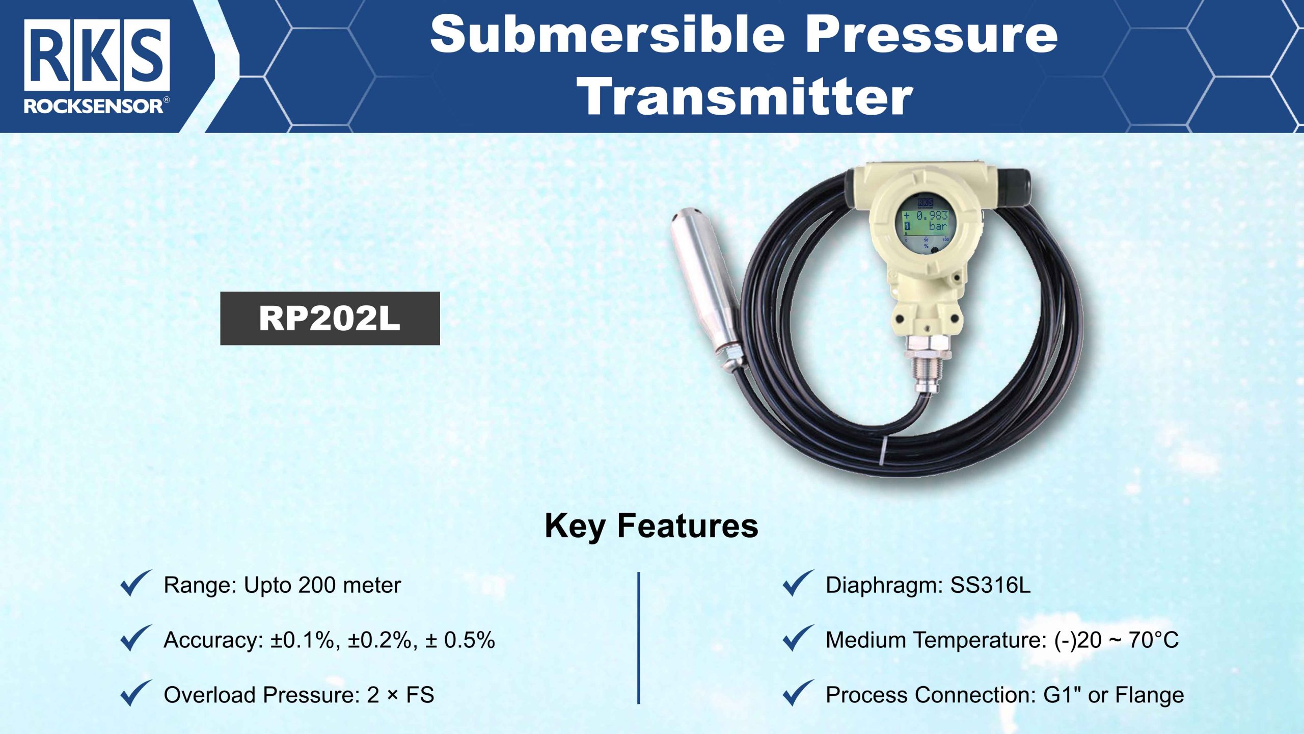You are currently viewing Submersible Pressure Transmitter for Smart Water Level Monitoring in Borewell & Deep Water Wells